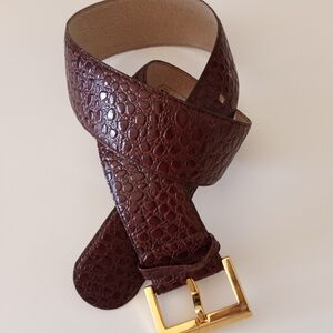 The Ritz Brown Leather belt